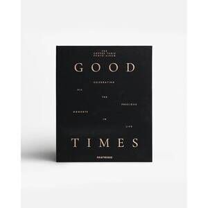 NEW PRINTWORKS good times photo album in black